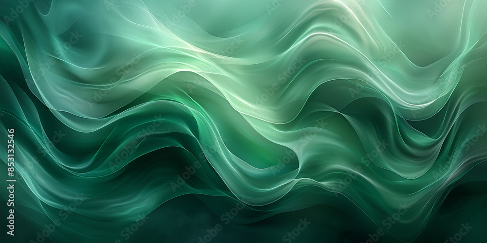 Fototapeta premium abstract green vinyl as wallpaper background illustration