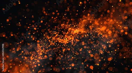Fireworks light up the night sky in celebration. AIG535