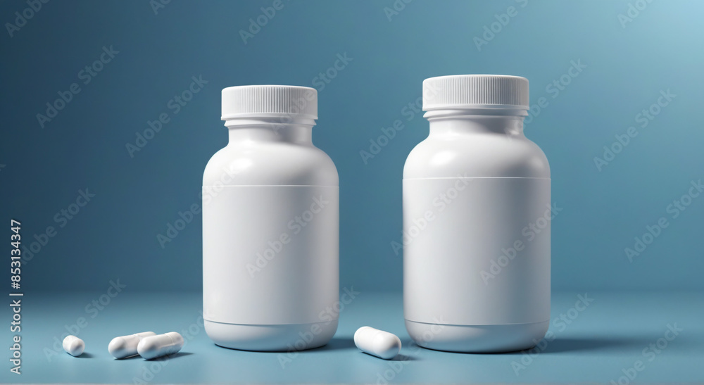 bottle and pills bottle and pills