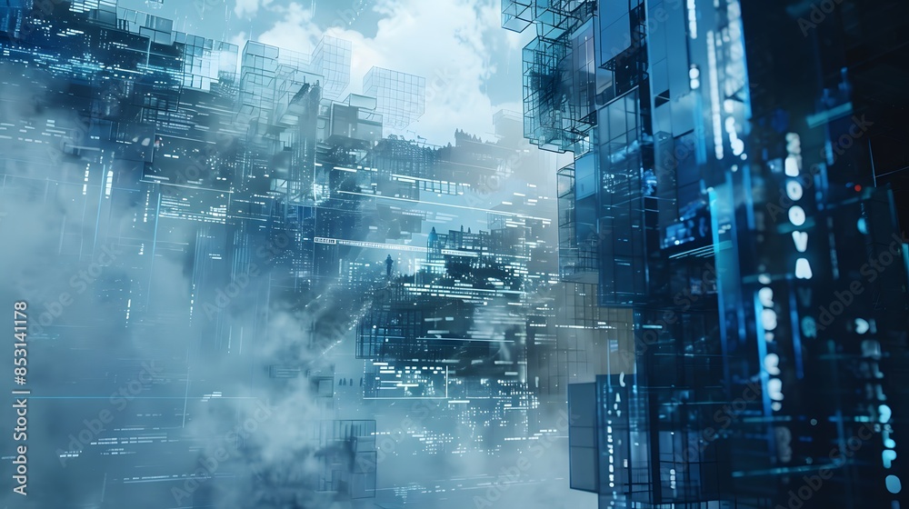 Obraz premium Scifi futuristic Background