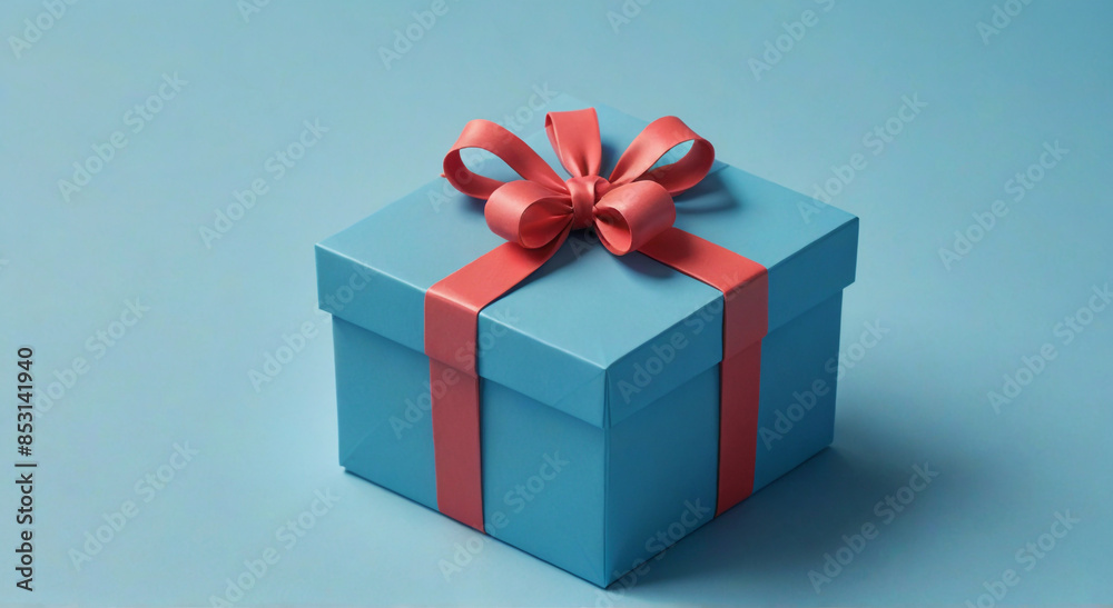 Obraz premium gift box with ribbon