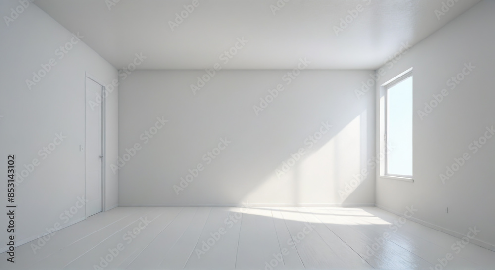 empty room with a window empty room with a window