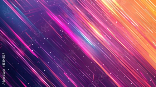 abstract lines background gradient in cyberpank style