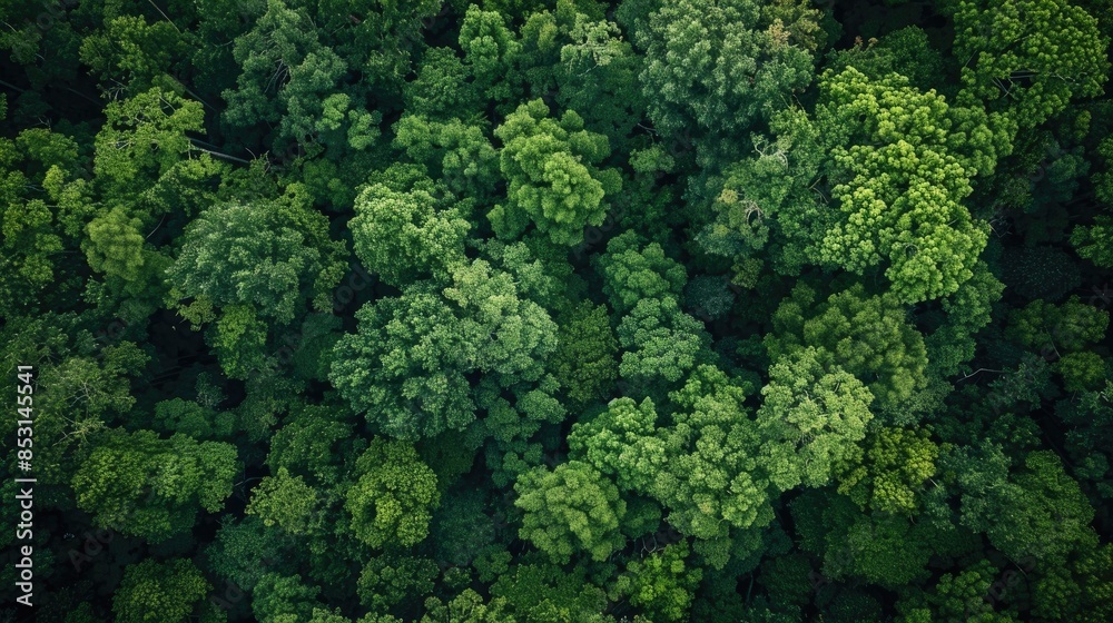 From an aerial perspective lush green trees thrive in the heart of the forest Captured by a drone this dense canopy not only captivates the eye but also acts as a powerful ally in absorbing From an aerial perspective lush green trees thrive in the heart of the forest Captured by a drone this dense canopy not only captivates the eye but also acts as a powerful ally in absorbing