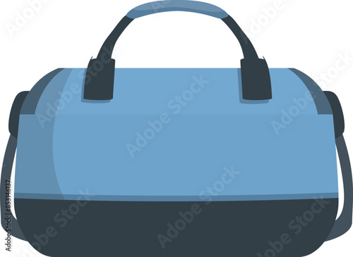 Large blue and black sports bag ideal for carrying training clothes and equipment