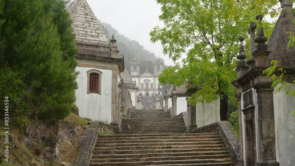 Santuario de Nossa Senhora da Peneda, Portugal. Santuario de Nossa Senhora da Peneda, Portugal.