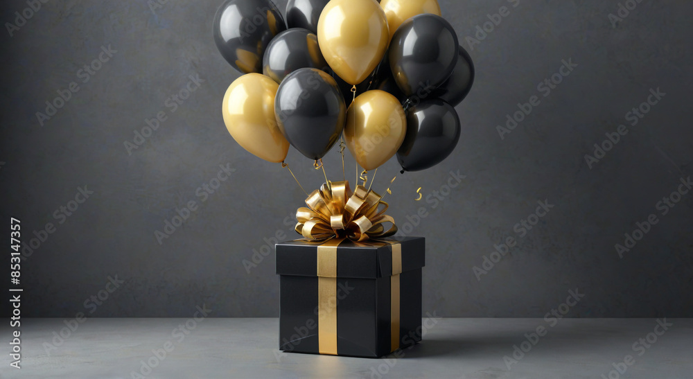 golden gift box with ribbon golden gift box with ribbon