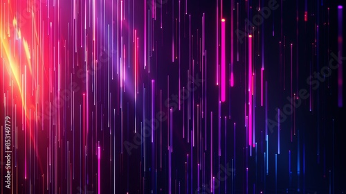 abstract lines background gradient in cyberpank style