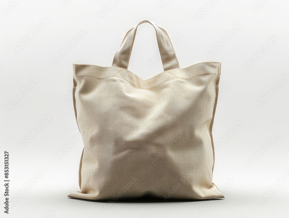 Tote bag mockup, clipping path, isolated on white background, high detail Tote bag mockup, clipping path, isolated on white background, high detail