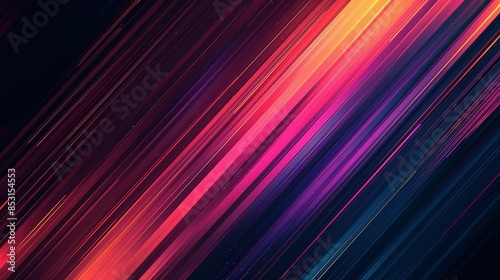 abstract lines background gradient in cyberpank style