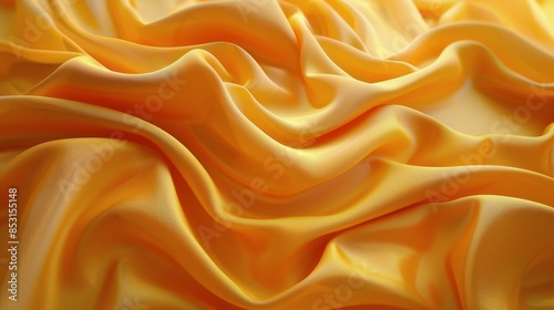 Close-Up of Yellow Fabric