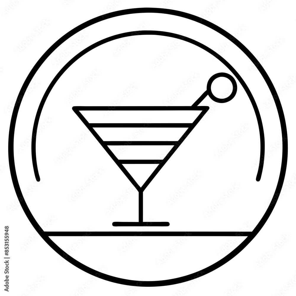 Logo of Bar Restaurant with minimalist design Logo of Bar Restaurant with minimalist design