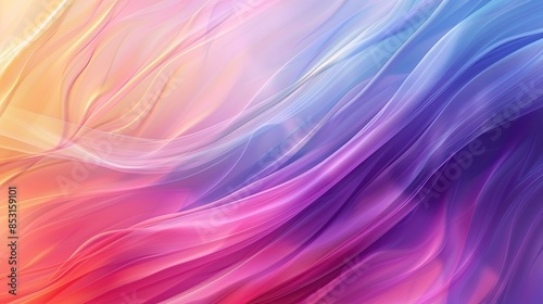 Wallpaper Mural abstract wave gradient for modern presentations. Torontodigital.ca