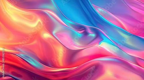 Wallpaper Mural modern abstract background featuring 3d wave design. Torontodigital.ca