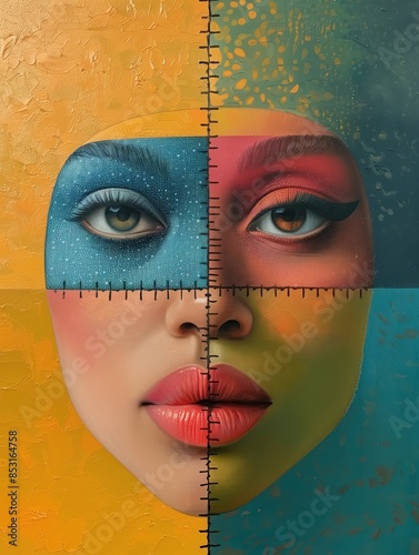 Abstract figural portraits