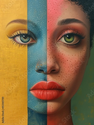 Abstract figural portraits