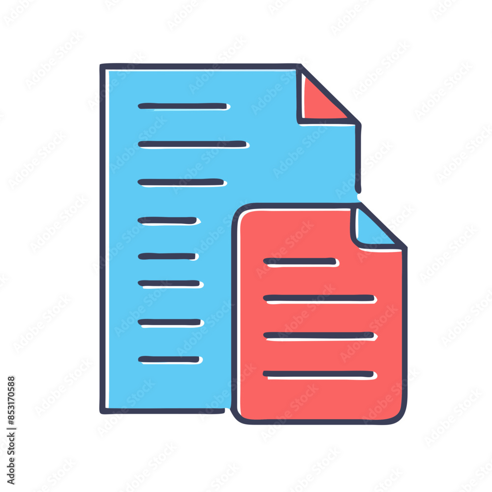 Icons for business applications and websites - Document Icons for business applications and websites - Document