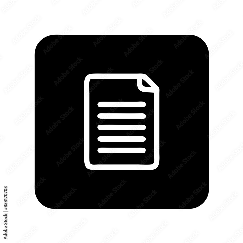 Icons for business applications and websites - Document Icons for business applications and websites - Document