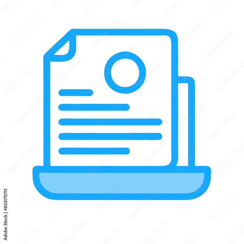 Icons for business applications and websites - Document Icons for business applications and websites - Document