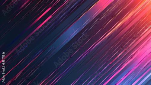 abstract lines background gradient in cyberpank style