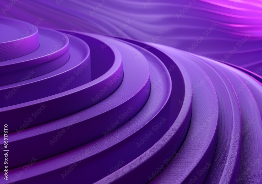 3d render, purple curved tunnel background 3d render, purple curved tunnel background