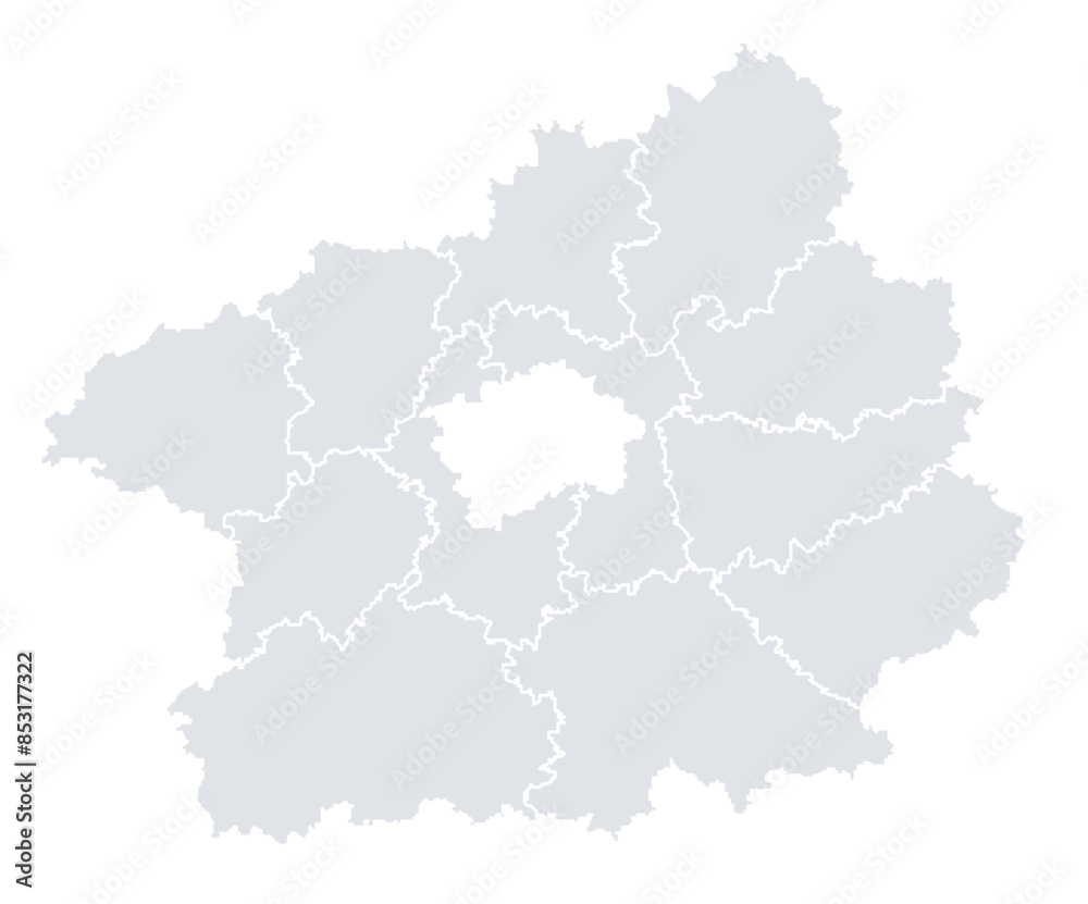 Středočeský kraj mapa Středočeský kraj mapa