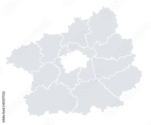 Středočeský kraj mapa
