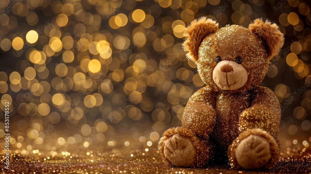 Brown Bear Sitting on Carpet Brown Bear Sitting on Carpet