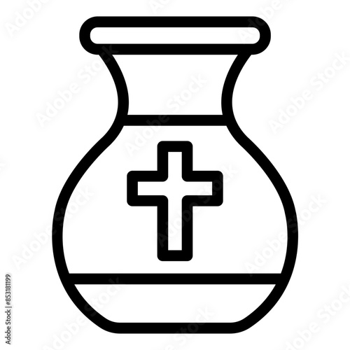 Ashes ash vase icon