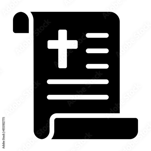 Sermon christian document speech icon