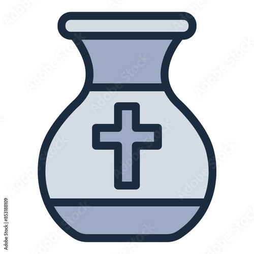 Ashes ash vase icon