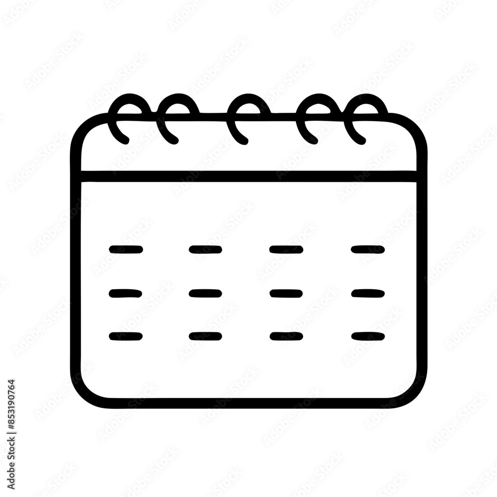 Icons for business applications and websites - Calendar