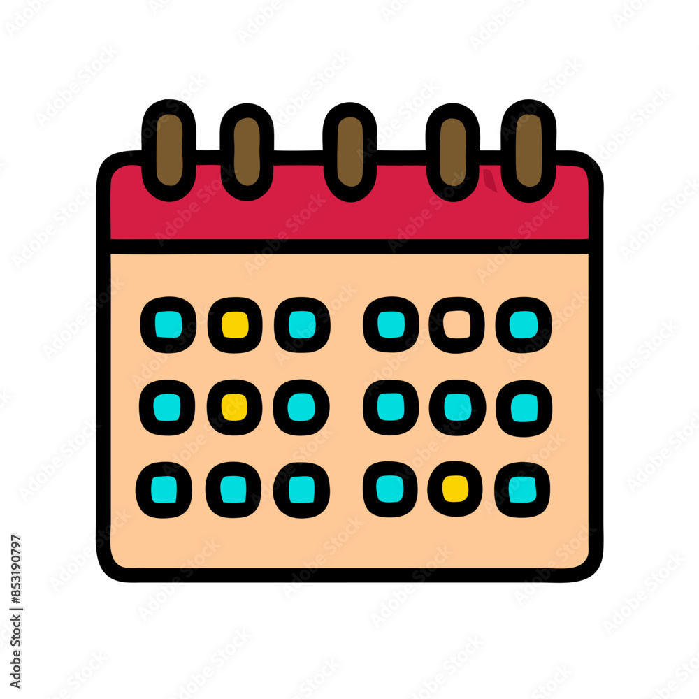 Icons for business applications and websites - Calendar Icons for business applications and websites - Calendar