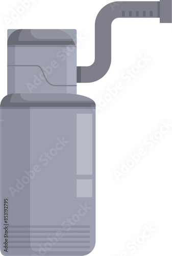 Water softener system purifying water in house providing clean and soft water for daily use