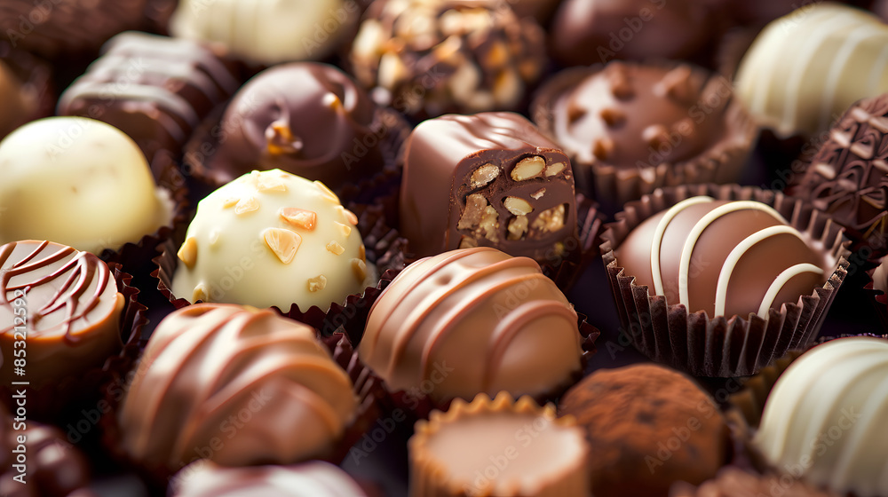variety chocolate pralines variety chocolate pralines