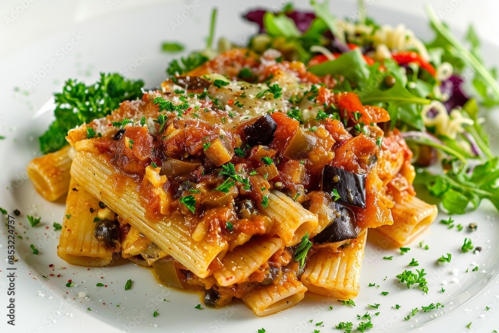 Colorful and Delicious Caponata Pasta Bake