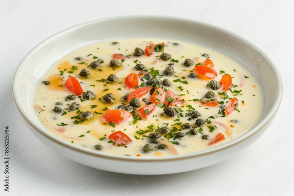 Rich and Creamy Caper Tomato Butter Sauce for Seafood Feasts