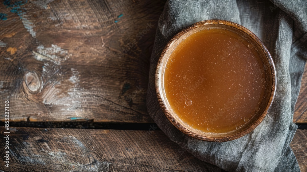 Healthy superfood broth made from bone broth powder