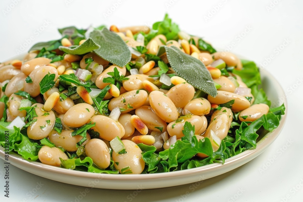 Wholesome Cannellini Bean Salad with Mediterranean Flavors Wholesome Cannellini Bean Salad with Mediterranean Flavors