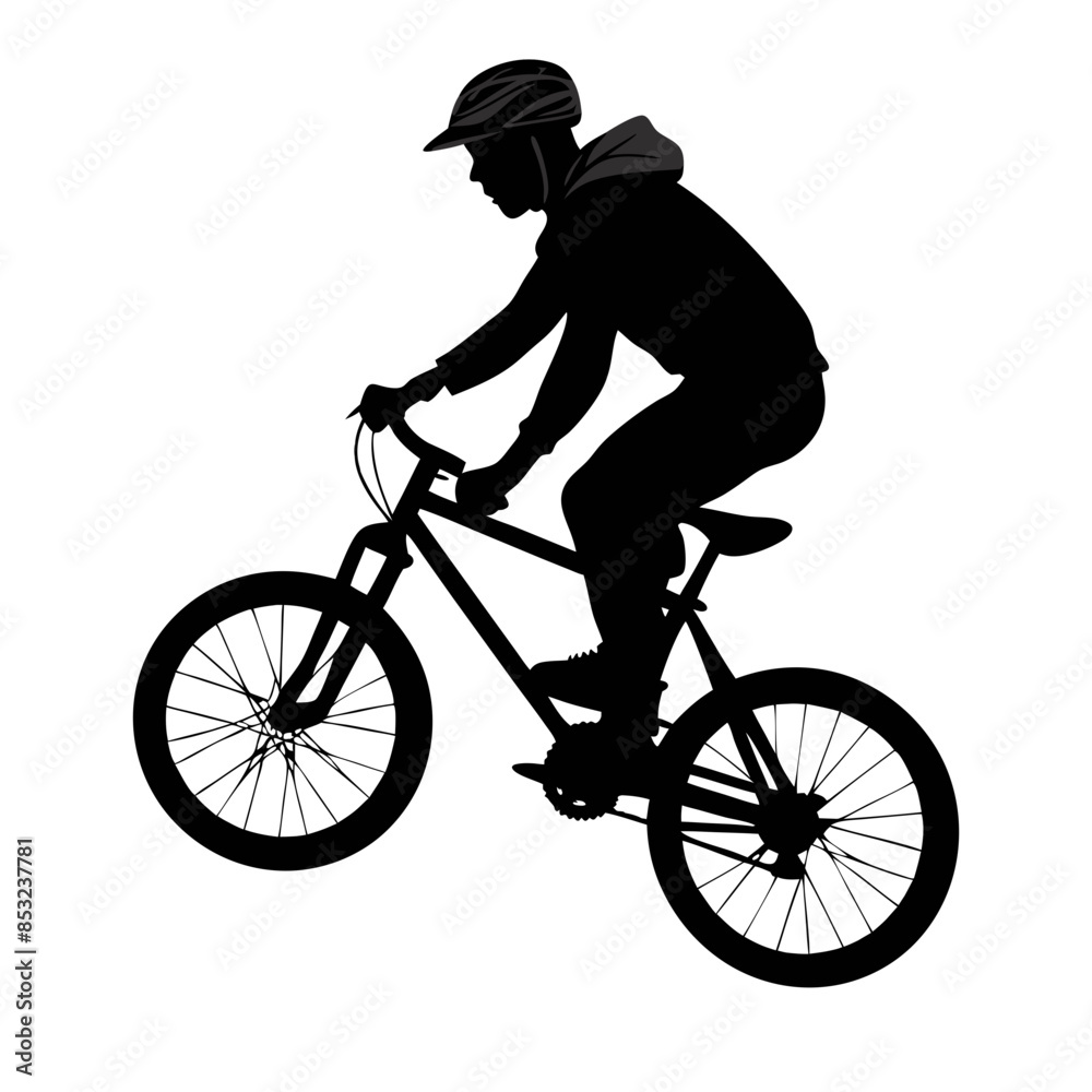 bmx silhouette