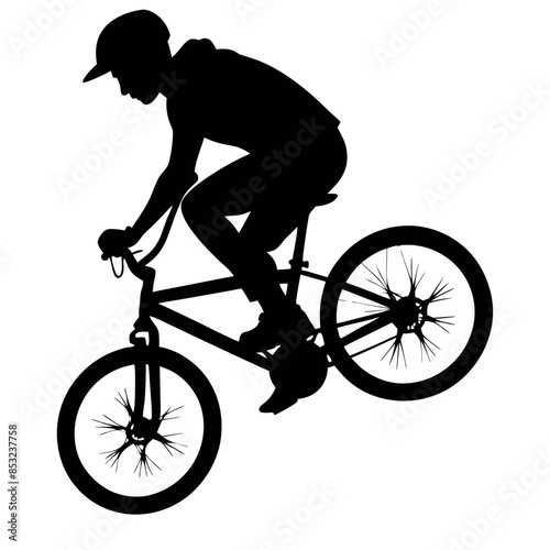 bmx silhouette