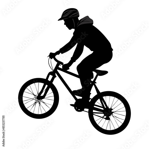 bmx silhouette