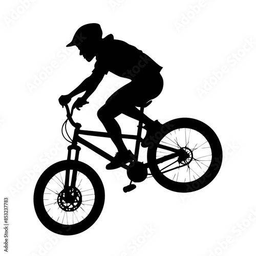 bmx silhouette