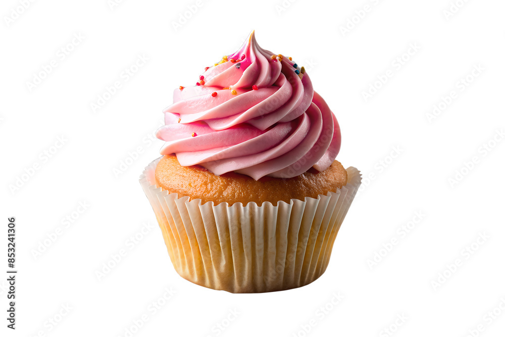 Cupcake isolated on white background Cupcake isolated on white background