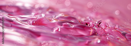 Liquid pink texture background