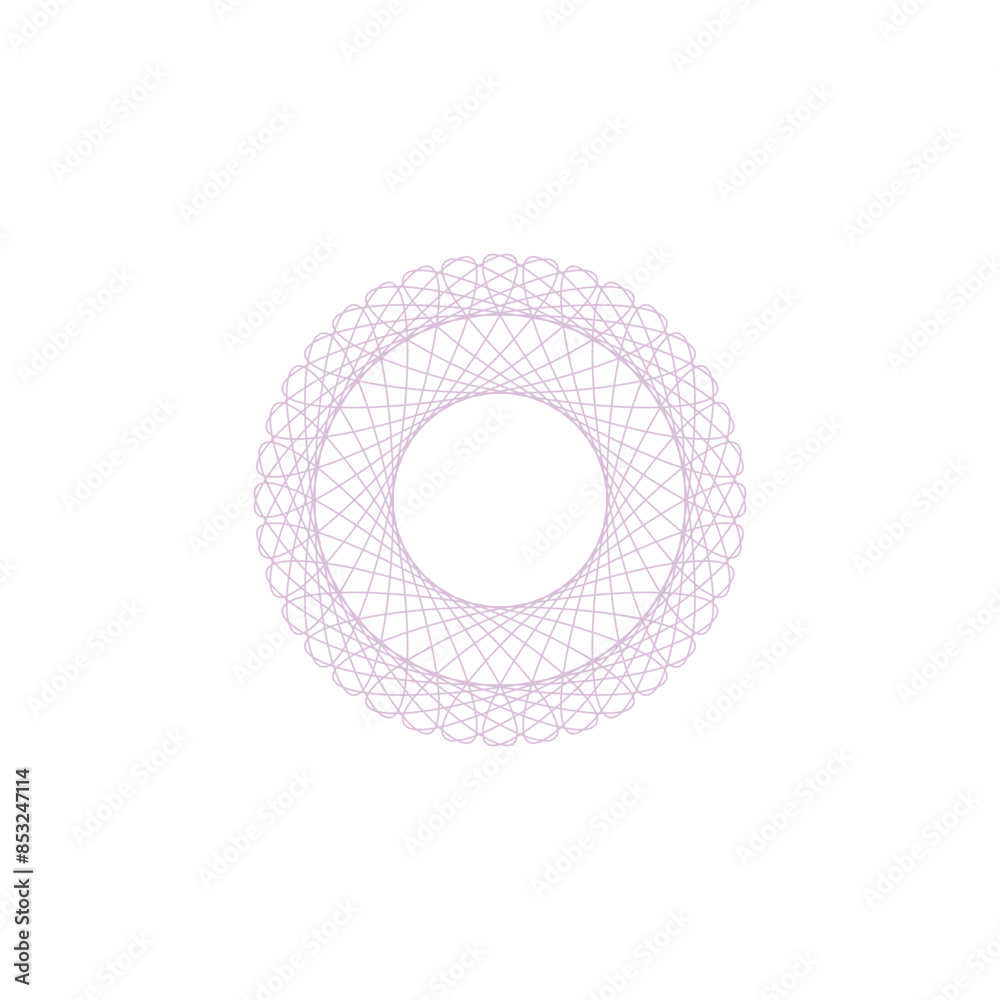 An abstract transparent circular spiral shape design element. An abstract transparent circular spiral shape design element.