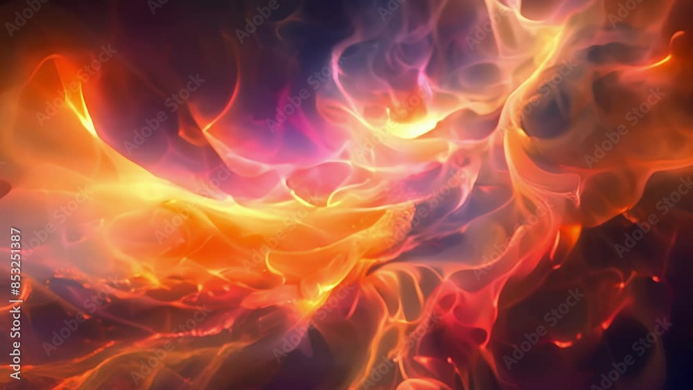 A mesmerizing image of luminescent waveforms seemingly pulsing and swirling with an otherworldly energy. A mesmerizing image of luminescent waveforms seemingly pulsing and swirling with an otherworldly energy.