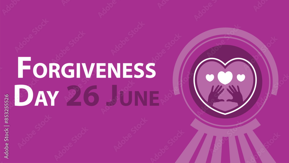 Forgiveness Day web banner design illustration Forgiveness Day web banner design illustration