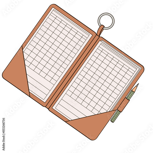 open clash notebook for golf competition