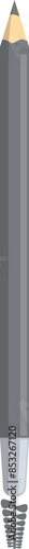Grey eyebrow pencil is laying on white background and waiting to be used for creating perfect eyebrow shape